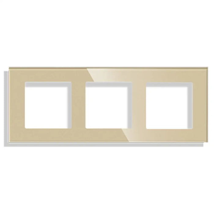 РАМКА ТРОЙНА СТЪКЛО ЗЛАТО LUXON