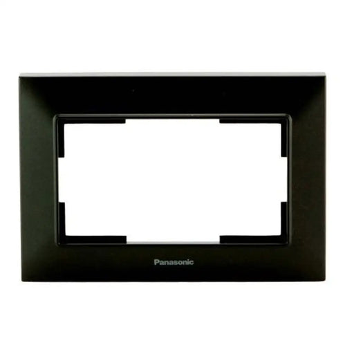 РАМКА ЗА ДВОЕН КОНТАКТ ЧЕРНА PANASONIC ARKEDIA SLIM