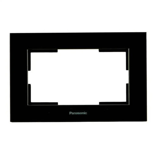 РАМКА ЗА ДВОЕН КОНТАКТ ЧЕРНА PANASONIC KARRE PLUS