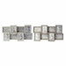 Рамка за снимки DKD Home Decor 60 x 3 x 32 cm Кристал Сив