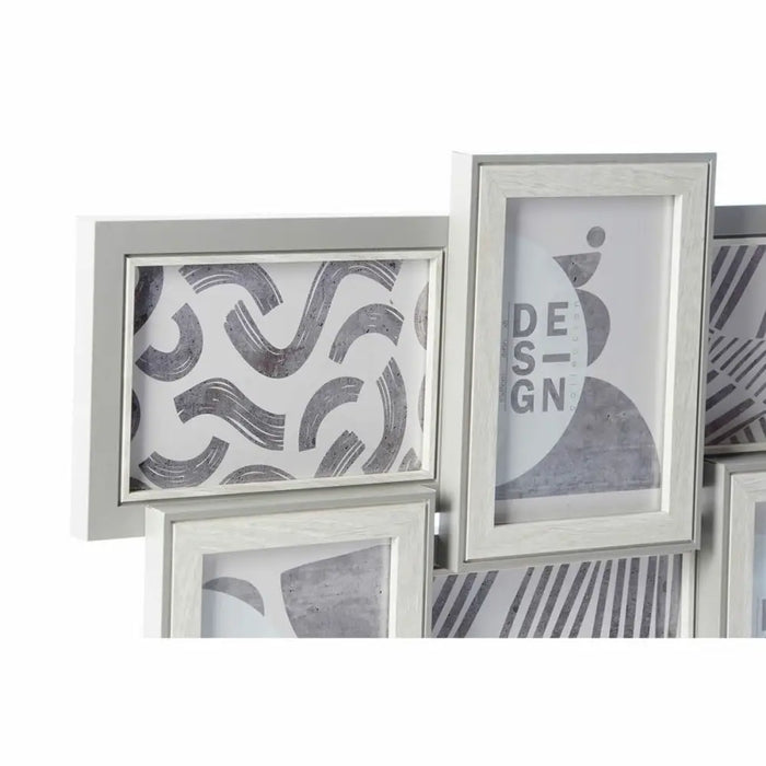 Рамка за снимки DKD Home Decor 60 x 3 x 32 cm Кристал Сив