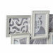 Рамка за снимки DKD Home Decor 60 x 3 x 32 cm Кристал Сив