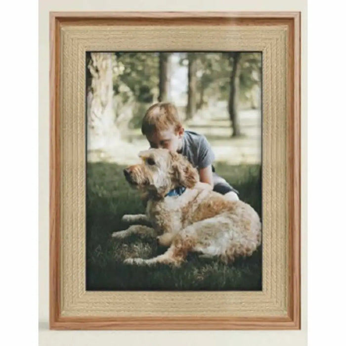 Рамка за снимки DKD Home Decor Естествен Дървен Пластмаса