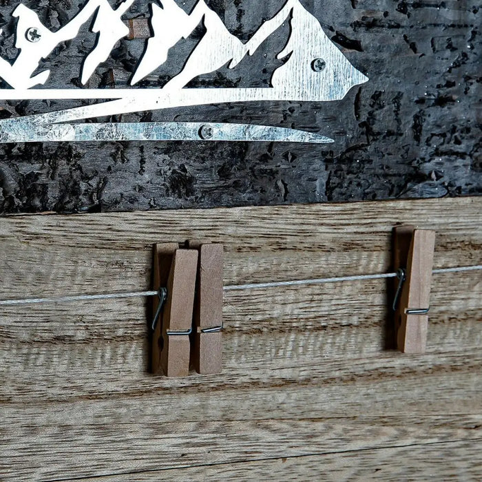 Рамка за снимки DKD Home Decor Кафяв Дървен Метал Алуминий