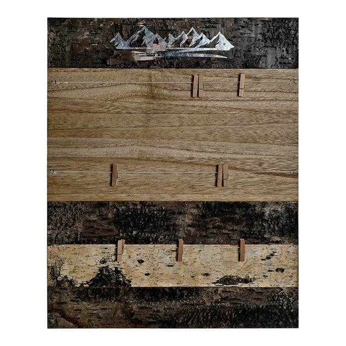 Рамка за снимки DKD Home Decor Кафяв Дървен Метал Алуминий