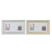 Рамка за снимки DKD Home Decor Кристал полистирен Златен