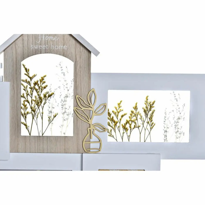 Рамка за снимки DKD Home Decor Love Home Дървен Цвете