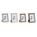 Рамка за снимки DKD Home Decor Сив Бежов Кафяв Бял