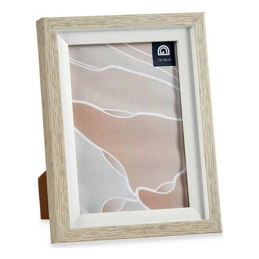 Рамка за снимки Gift Decor 636907W 636907W Бял Бежов Cтъкло
