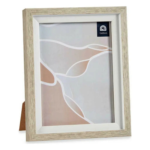 Рамка за снимки Gift Decor 636907W 636907W Бял Бежов Cтъкло