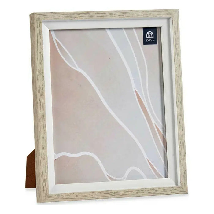Рамка за снимки Gift Decor 636907W 636907W Бял Бежов Cтъкло