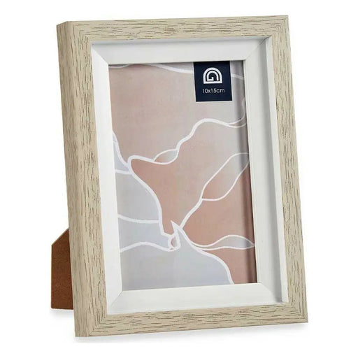 Рамка за снимки Gift Decor 636907W 636907W Бял Бежов Cтъкло