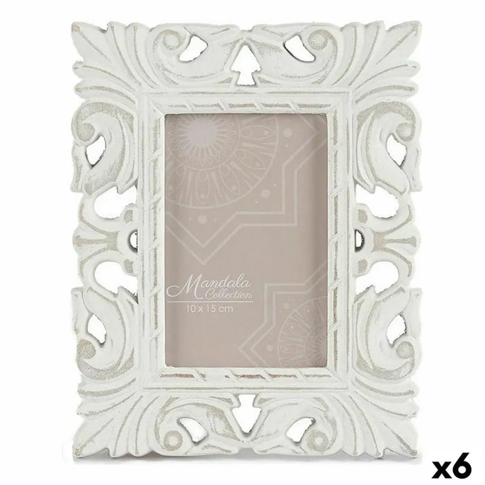 Рамка за снимки Gift Decor LH520931 LH520931 Бял Дървен MDF