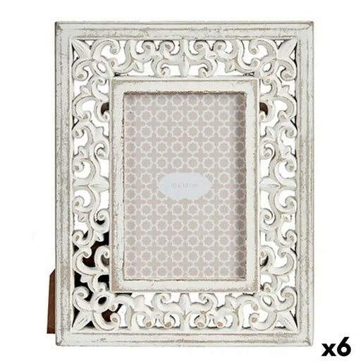 Рамка за снимки Gift Decor LH520933 LH520933 Бял Дървен MDF