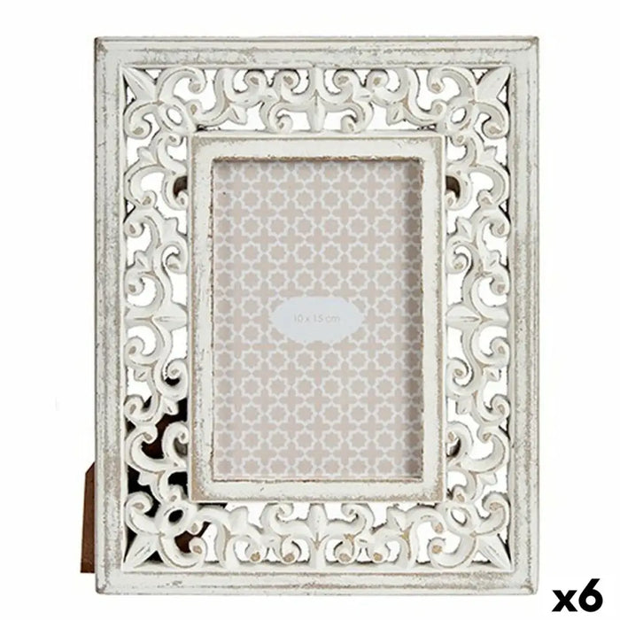 Рамка за снимки Gift Decor LH520933 LH520933 Бял Дървен MDF