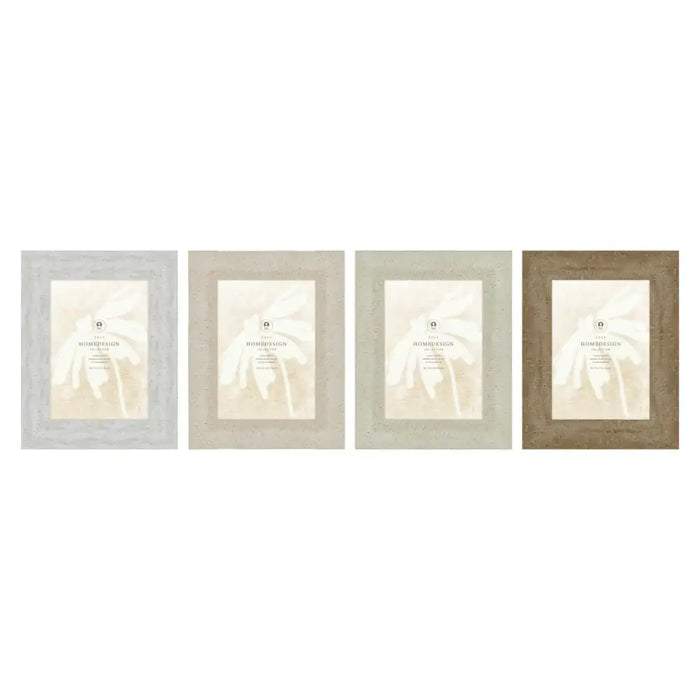 Рамка за снимки Home ESPRIT Бял Бежов Кристал полистирен