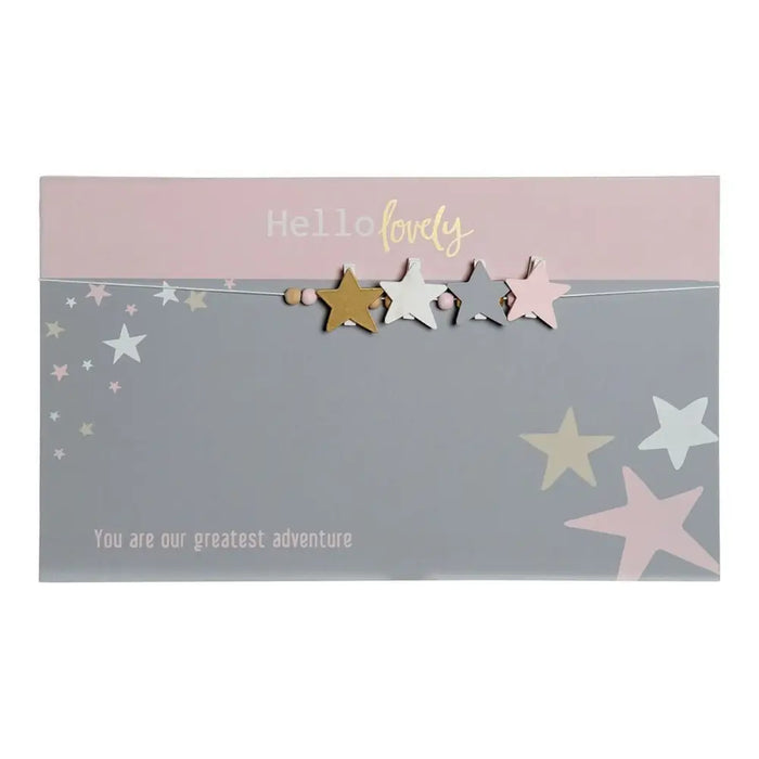 Рамка за Снимки с Клипсове DKD Home Decor Hello Lovely