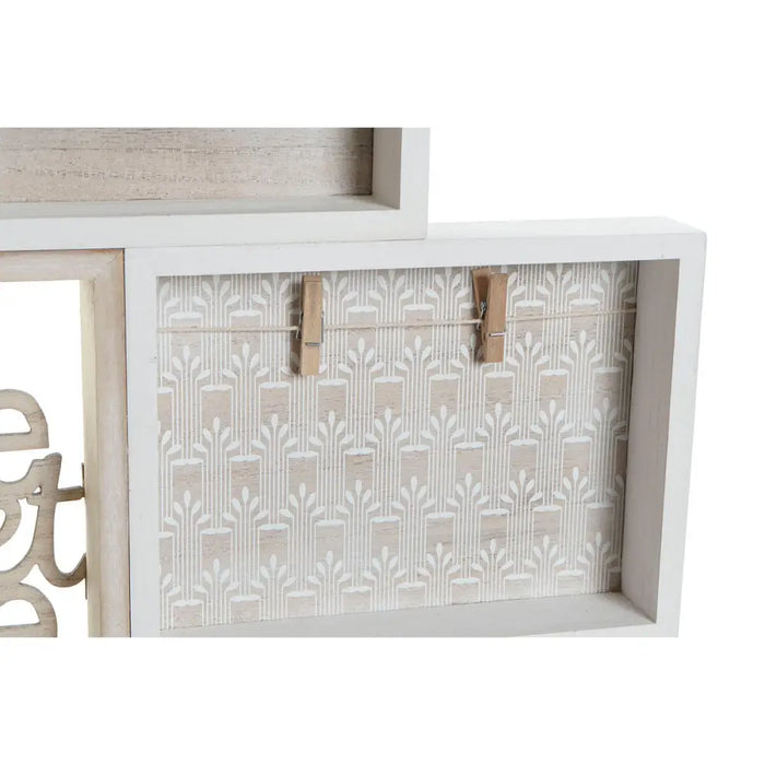Рамка за Снимки с Клипсове DKD Home Decor Дървен MDF