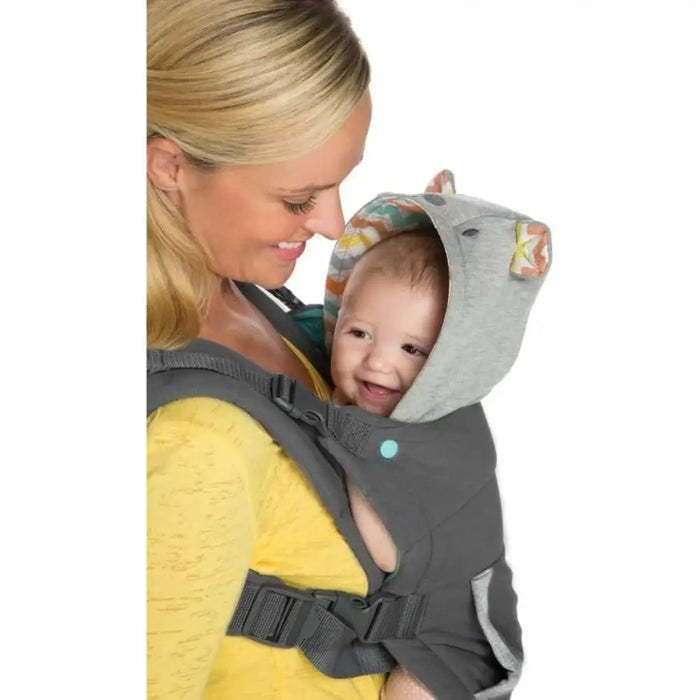 Раница Бебешки Носител Infantino Cuddle Up Bear Сив