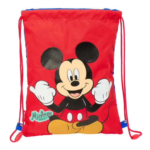 Раница с връвка Mickey Mouse Clubhouse Good day Син 26 x 34