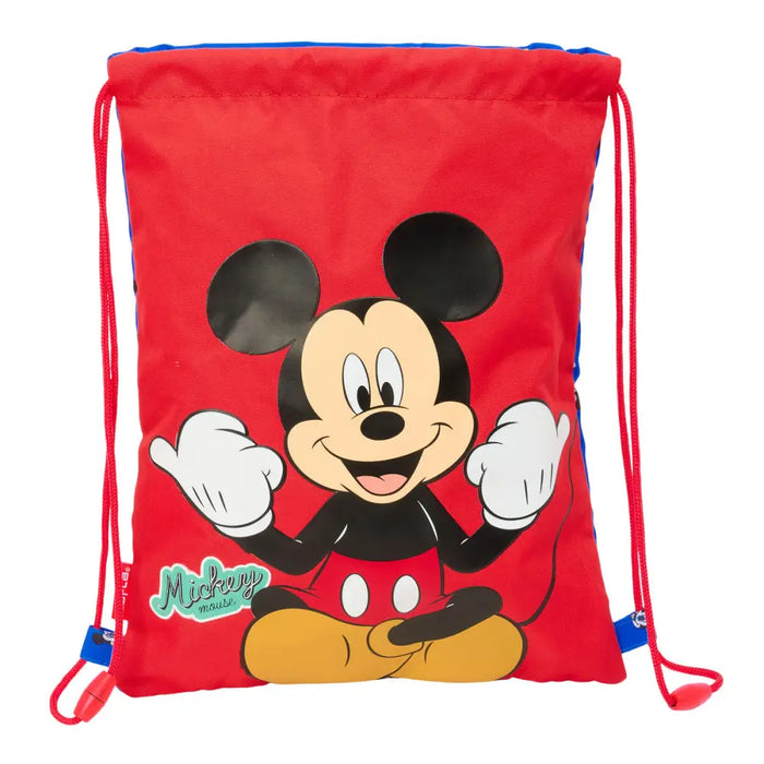 Раница с връвка Mickey Mouse Clubhouse Good day Син 26 x 34