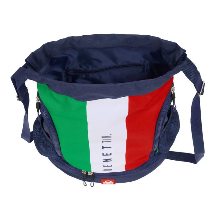 Раница с връвка Benetton Flag Морско син 35 x 40 x 1 cm