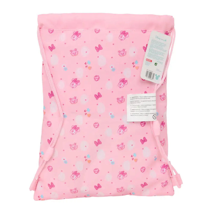 Раница с връвка Minnie Mouse Baby Розов 26 x 34 x 1 cm