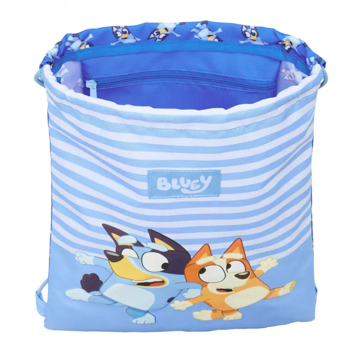 Раница с връвка Bluey Let’s play Син 26 x 34 x 1 cm