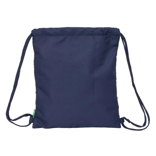 Раница с връвка Benetton Flag Морско син 35 x 40 x 1 cm
