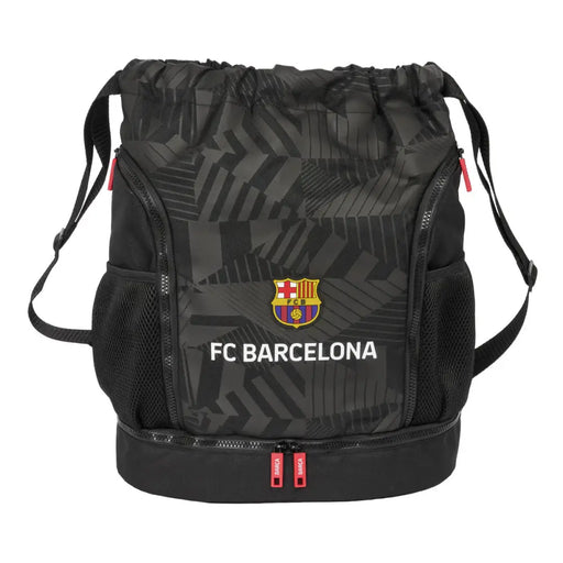 Раница с връвка F.C. Barcelona Black Черен 35 x 40 x 1 cm