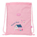 Раница с връвка Glow Lab Sweet home Розов 26 x 34 x 1 cm
