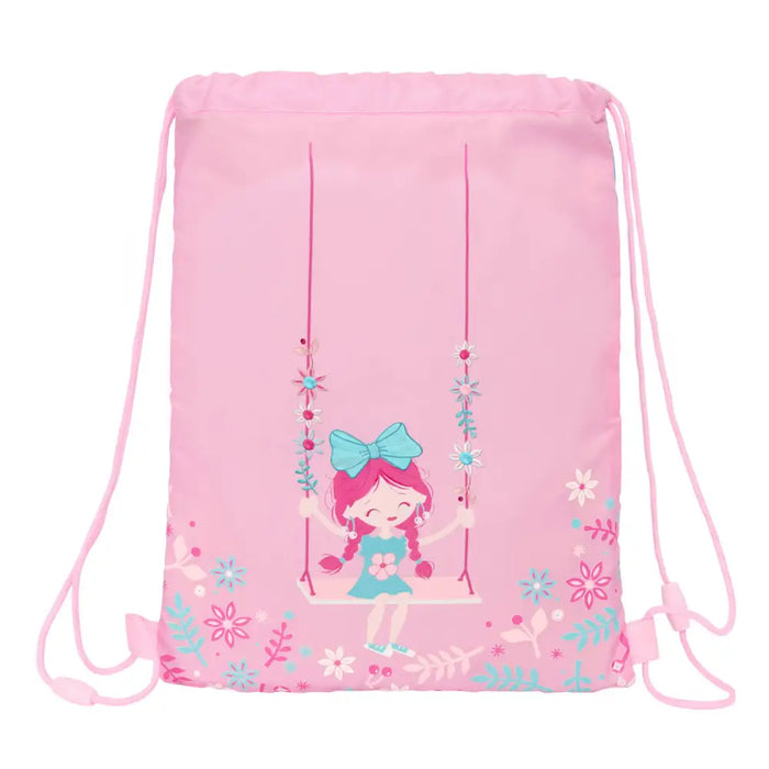 Раница с връвка Glow Lab Swing Многоцветен 26 x 34 x 1 cm