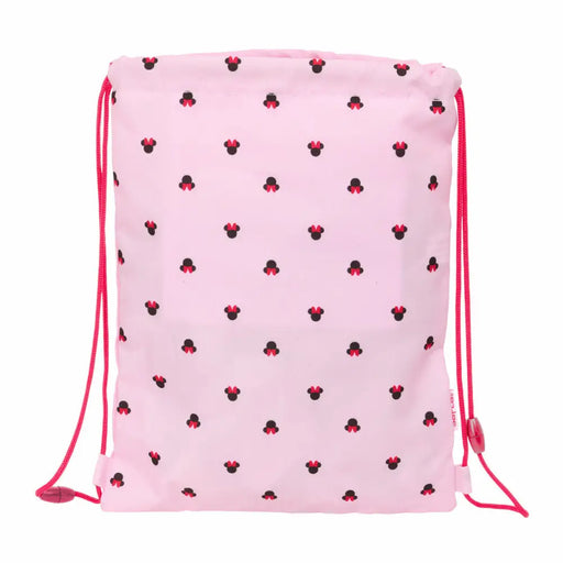 Раница с връвка Minnie Mouse Naive Розов 26 x 34 x 1 cm