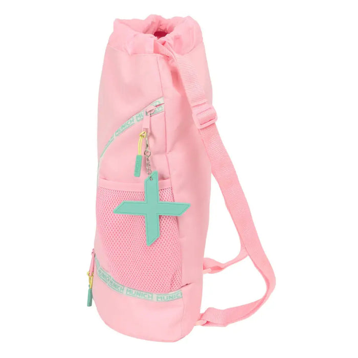Раница с връвка Munich Candy Розов 35 x 40 x 1 cm