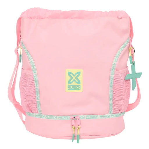 Раница с връвка Munich Candy Розов 35 x 40 x 1 cm