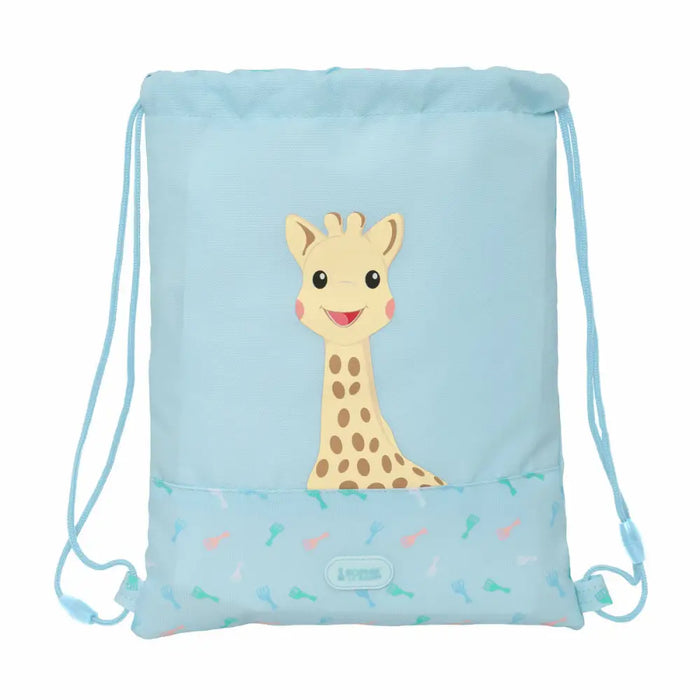 Раница с връвка Sophie la Girafe Син 26 x 34 x 1 cm