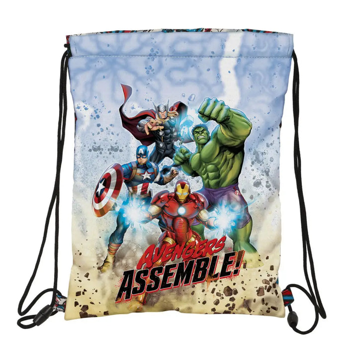 Раница с връвка The Avengers Forever Многоцветен 26 x 34 x