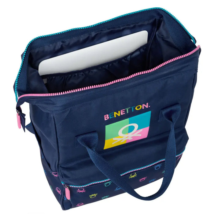 Раница за лаптоп Benetton Cool Морско син 27 x 40 x 19 cm