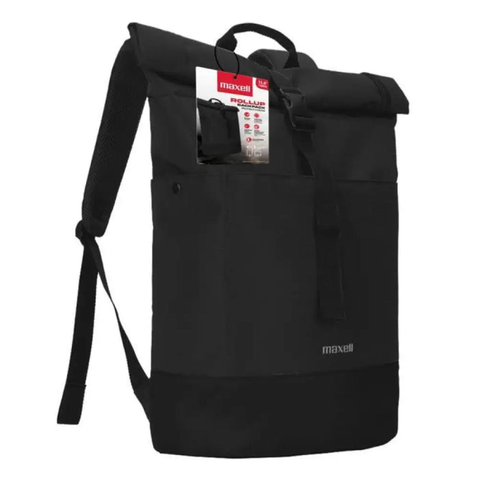 Раница за лаптоп BX350 ROLLUP Backpack 16’’ черна MAXELL
