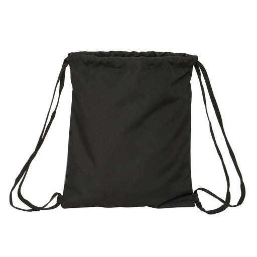 Раница с връвка BlackFit8 Old school Черен Сив 35 x 40 x 1