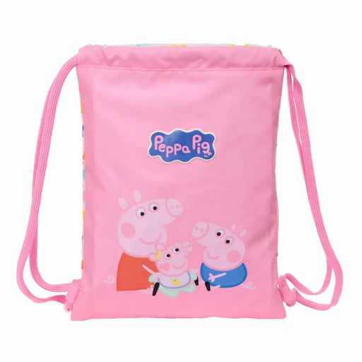 Раница с връвка Peppa Pig Baby pig Многоцветен 26 x 34 x 1