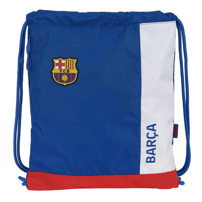 Раница с връвка F.C. Barcelona Син Кестен 35 x 40 x 1 cm