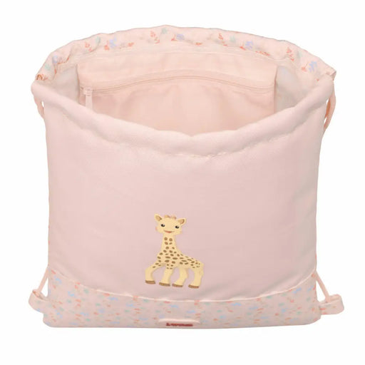 Раница с връвка Sophie la Girafe 26 x 34 x 1 cm