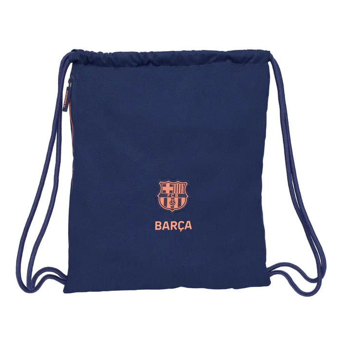 Раница с връвка F.C. Barcelona Морско син 35 x 40 x 1 cm