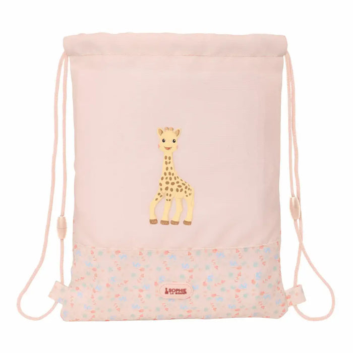 Раница с връвка Sophie la Girafe 26 x 34 x 1 cm