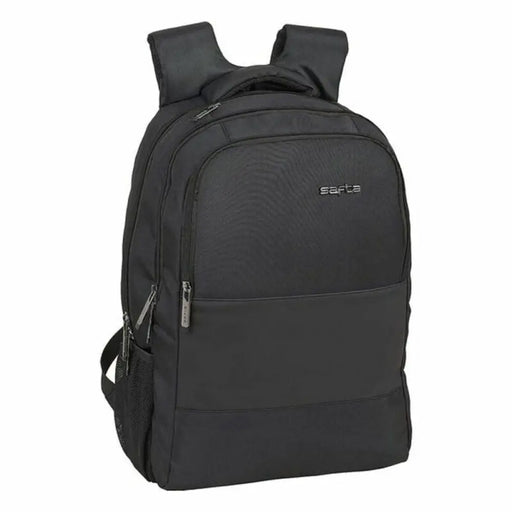Раница за Лаптоп и Таблет с Изход за USB Safta 15,6’’ Черен