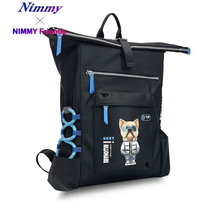 Раница за лаптоп за кучета Nimmy Cool&Cute 2.0 - черна