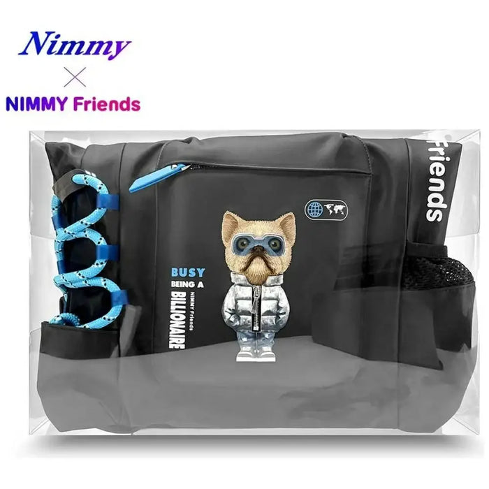 Раница за лаптоп за кучета Nimmy Cool&Cute 2.0 - черна