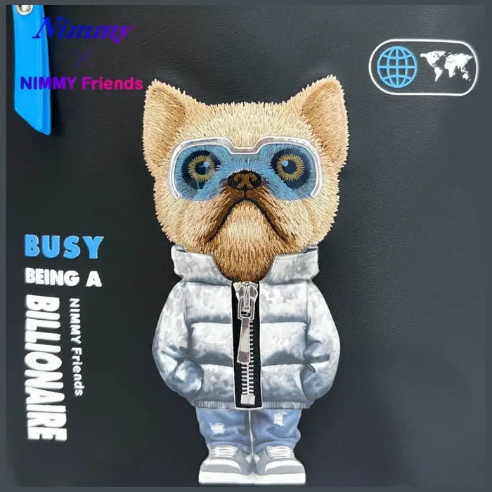 Раница за лаптоп за кучета Nimmy Cool&Cute 2.0 - черна