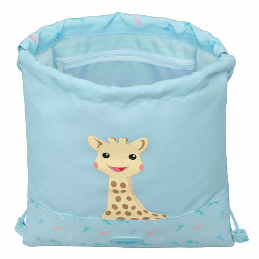 Раница с връвка Sophie la Girafe Син 26 x 34 x 1 cm
